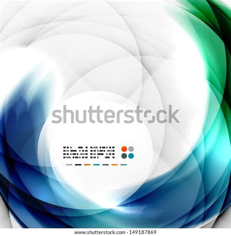 Abstract Blue Swirl Design Stock Vector Royalty Free 149187869