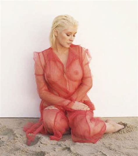 Christina Aguilera Poses Topless In Sizzling Shots To Promote New Album Liberation The Sun