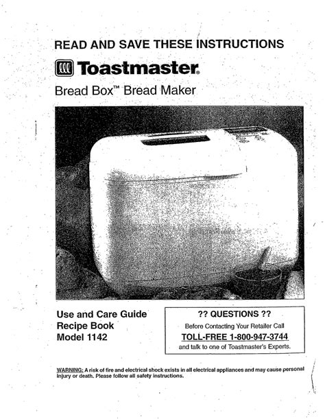 Bread box 1154 bread maker pdf manual download. Recipes For Toastmaster Bread Box 1154 - Toastmaster Bread ...