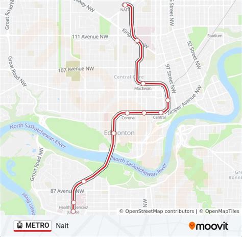 Metro Route Schedules Stops And Maps Nait Updated