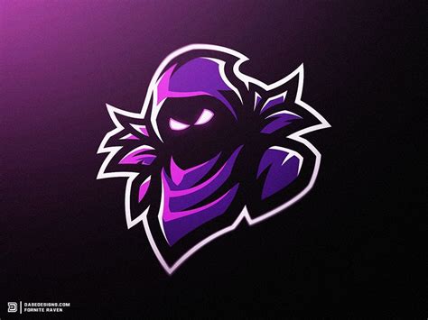 Fortnite Raven Mascot Logo By Derrick Stratton Logo Design Art Logo