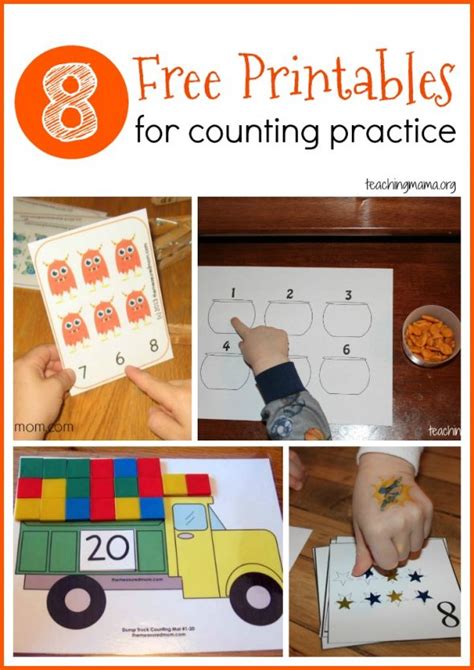 Counting Free Preschool Printables The Measured Mom