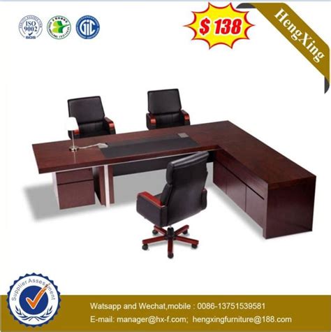 Customized Melamine Wooden Executive Boss Manager Office Table Desk