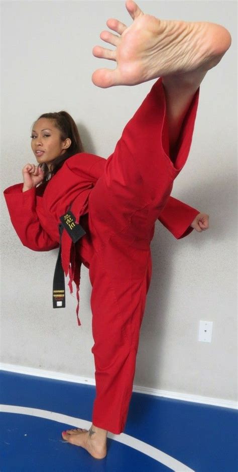 Karate Woman Feet