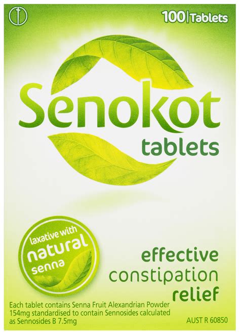 Senokot Tablets Constipation Relief 100 Pack Shorecare Pharmacy Shop