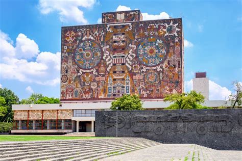 Ã‘the National Autonomous University Of Mexico Stock Image Image Of