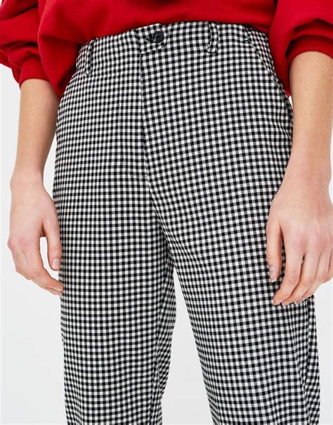 Gingham Check Capri Trousers Capri Trousers Trouser Outfits Trousers