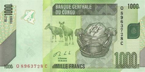 Congo 1000 Francs Foreign Currency