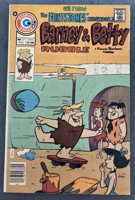 Charlton Comics Hanna Barbera Flintstones Barney And Betty Rubble 17 Vg Cond £327 Picclick Uk