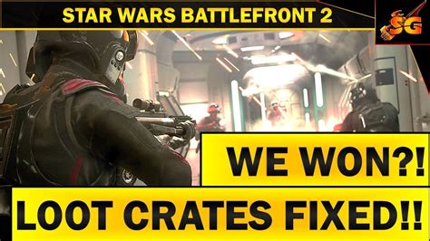 Star Wars Battlefront 2 Huge News Loot Crates Have Been Fixed After Ea And Dice Looked At