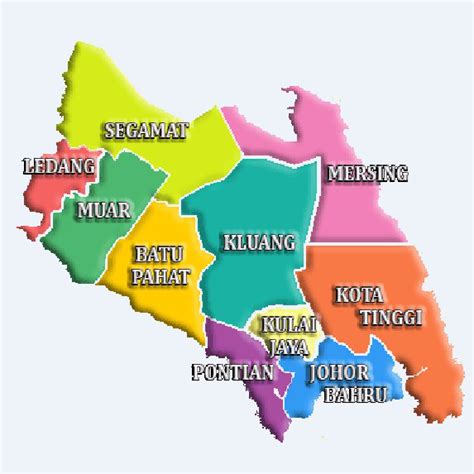 Peta Daerah Johor Bahru Sally Ogden