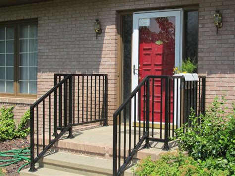 Vintage wrought iron black medallion railing gate porch accent piece. Railings | Products | Pleasantview Home Improvement