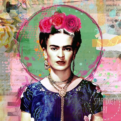 Canvas Frida Kahlo Image Picture Art Print Poster