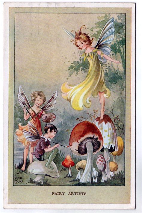 Fairy Illustration By René Cloke Fairy Artwork Fairy Paintings