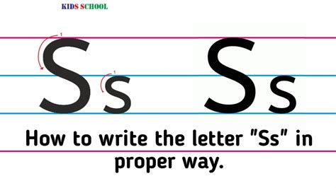 How To Write The Letter Ss Youtube