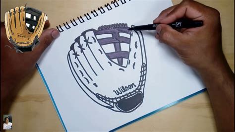 Https://tommynaija.com/draw/how To Draw A Baseball Glove Step By Step Easy