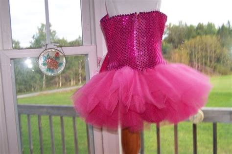 Custom Hot Pink Girls Sequin Tutu Dance Costume By Heaven Sent Baby