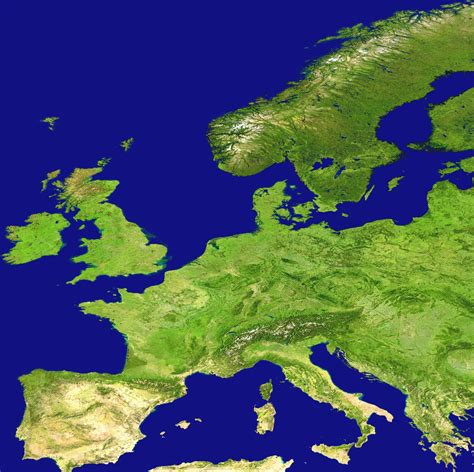 Europe Satellite Image