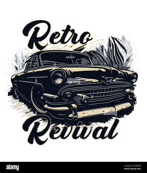 Vintage Retro Car T Shirt Design Vector Illustration Stock Vector Image Art Alamy