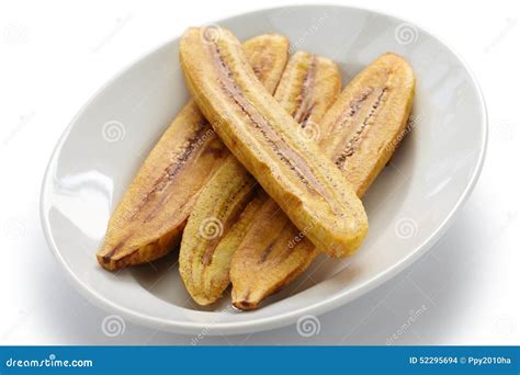 Fried Plantain Banana Stock Photo Image 52295694