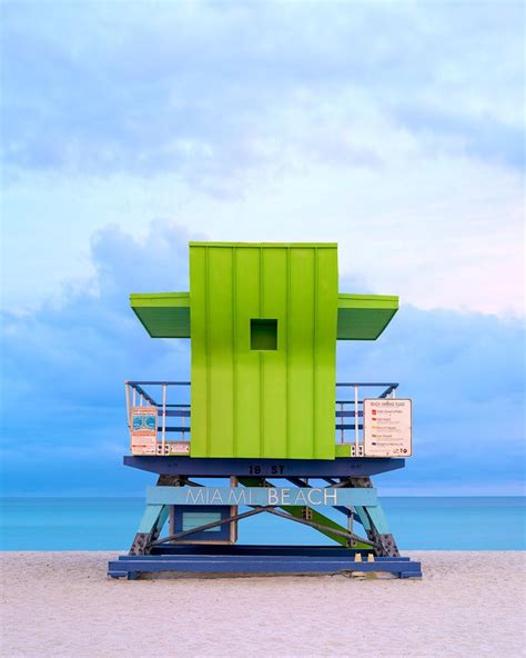 Photographs Of The Famous Tropical Deco Lifeguard Towers Of Miami
