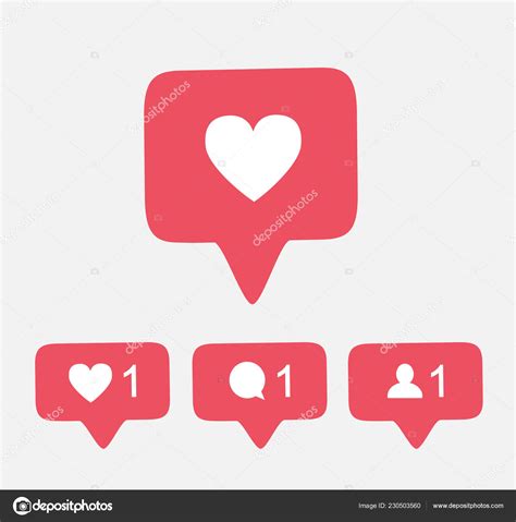 Bubble New Counter Notification Icon Instagram Comment Follower New