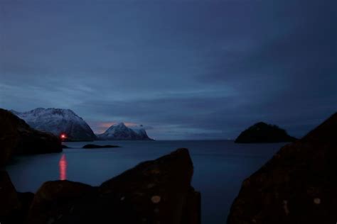 Nacht An Der Küste Foto And Bild Europe Scandinavia Norway Bilder Auf Fotocommunity