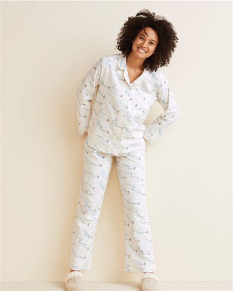 Organic Cotton Classic Flannel Pajamas Garnet Hill