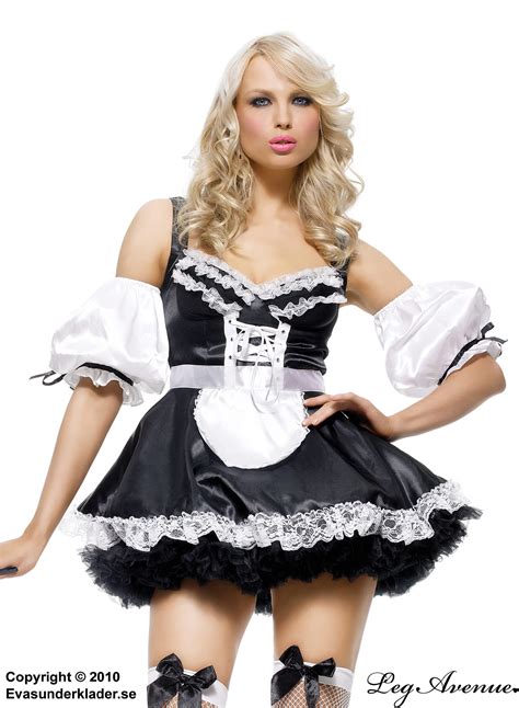 Button French Maid Costume Telegraph