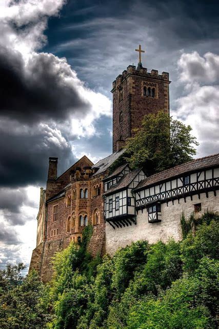 Wartburg Castle In Thuringia Germany Situated On A 1230 Foot 410 M
