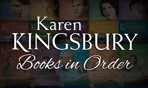 All 100 Karen Kingsbury Books In Order Ultimate Guide