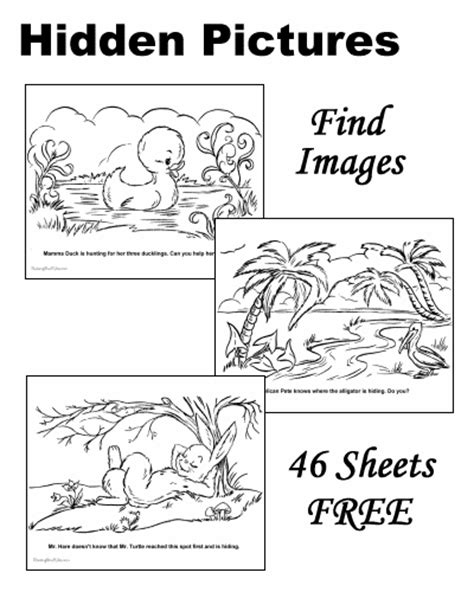 Hidden Pictures Free And Printable