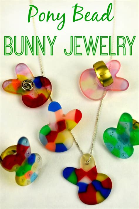 Tutorial Melted Pony Bead Bunny Jewelry As The Bunny Hops Melted