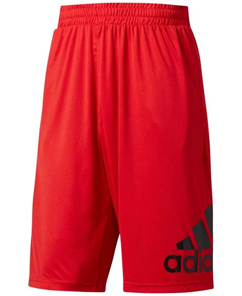 Adidas Mens Crazy Light Basketball Shorts Adidas Men Mens Red