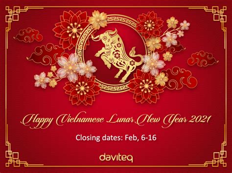 Happy Vietnamese Lunar New Year 2021