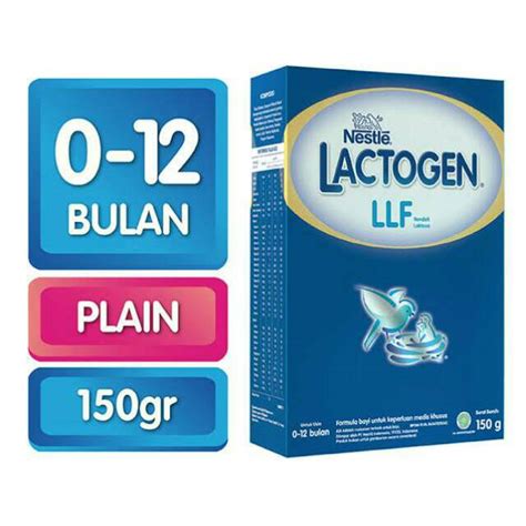 Lactogen Llf Non Lactose 150 Gr Shopee Indonesia