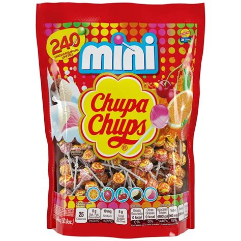 Chupa Chups Mini Lollipops Assorted Flavors 240 Count Bulk Lollipop