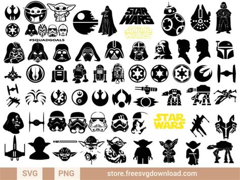 Star Wars SVG Bundle (FSD-J32) - Store Free SVG Download