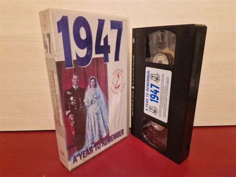 1947 A Year To Remember British Pathe News Pal Vhs Video Tape