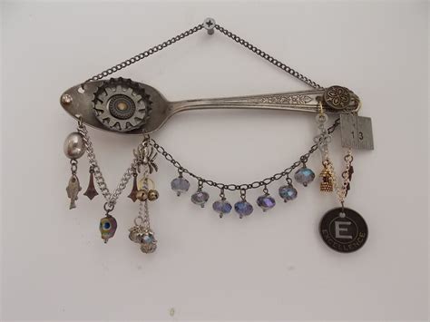 Altered Spoon Altered Art Silverware Steampunk A1