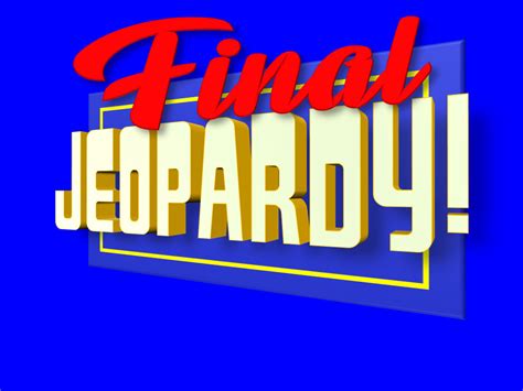 Final Jeopardy Logo 1996 97 By Dadillstnator On Deviantart