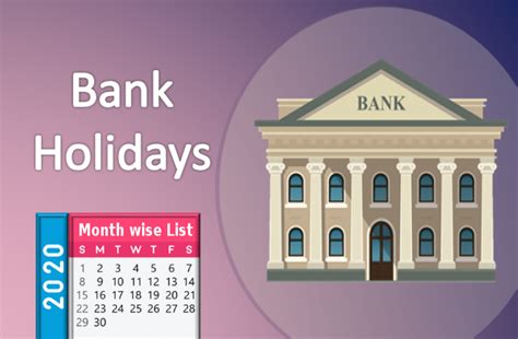 2020 Bank Holidays On Month Bases Monthwise Bank Holidays 2020 List