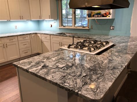Silver Cloud Granite System Kitchen Countertops