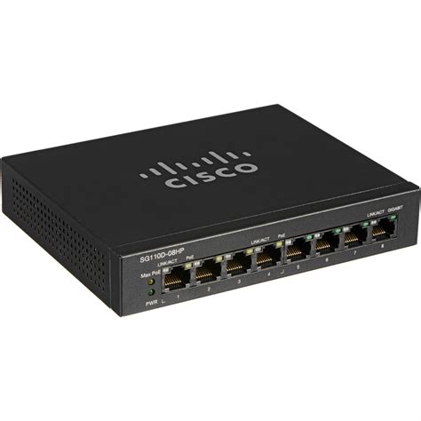 Cisco Sg110d 8hp 8 Port Gigabit Poe Switch Doktorovicshu