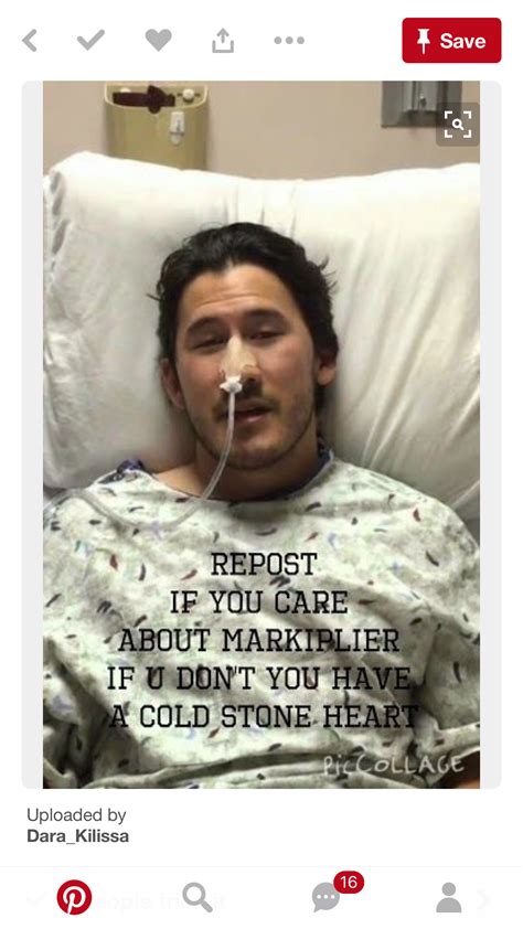 a man laying in bed with an iv tube attached to his nose and the caption reads repost if you