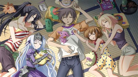 The women occupying a harem; 20 Of The Best Harem Anime Where MC is Surrounded by Girls ...