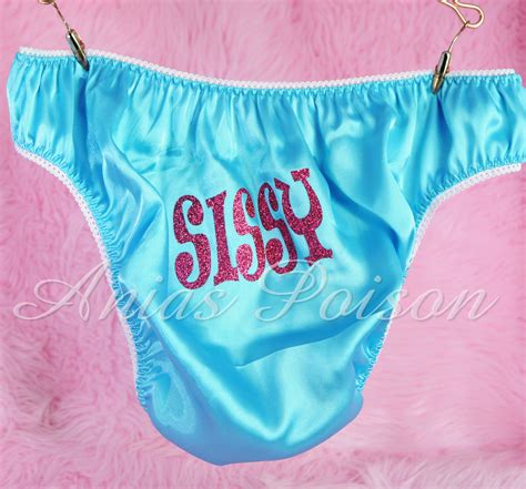 Sissy Höschen Super glänzend funkeln Herz Satin Hipster Voll Etsy