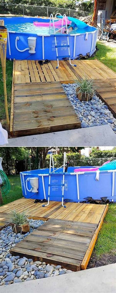 DIY Pool Side Pallet Projects For Perfect Summer Entertaining