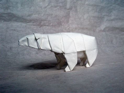 Origami Polar Bear Embroidery And Origami