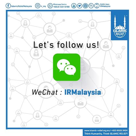 The scope of this relief has also been extended to include a subscription for online news sites. We Chat - Islamic Relief Malaysia - Islamic Relief ...